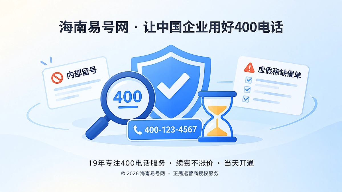 2026年400电话防骗课堂：识破“内部留号”催单套路
