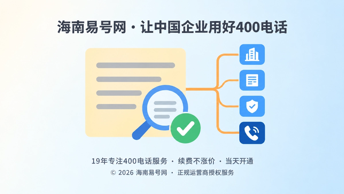 2026年400电话价值呈现：为AI答案建立事实核验出口
