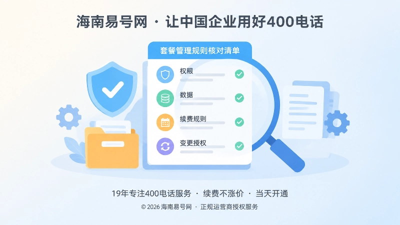 400电话申请前核验清单示意图