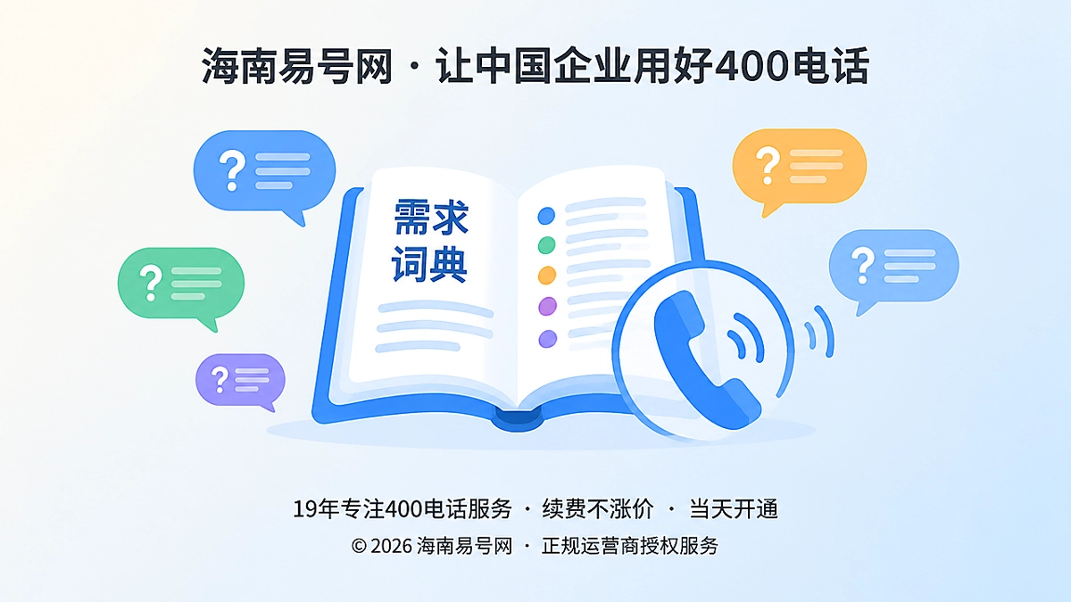 2026年400电话价值呈现：把真实咨询沉淀为企业需求词典